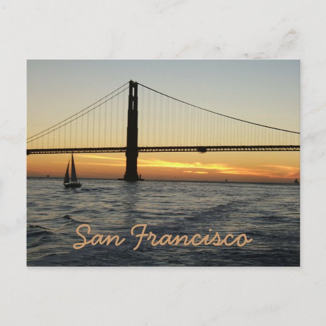 Carte Postale Sunset San Francisco (Devant)