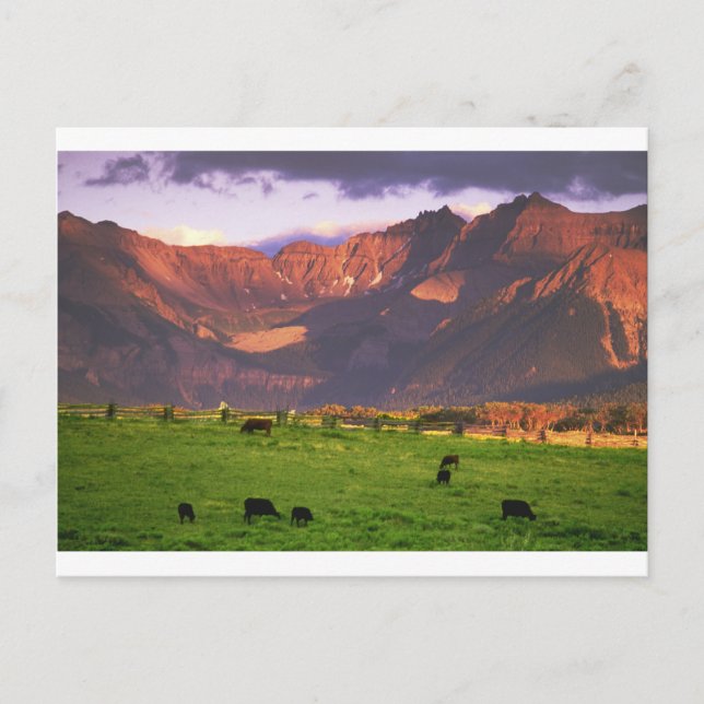 Carte Postale Sunset San Juan Mts CO (Devant)
