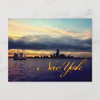 Carte postale Sunset Waterfront New York