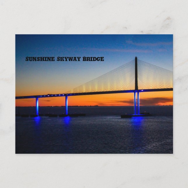 Carte Postale Sunshine Skyway Bridge, Floride (Devant)