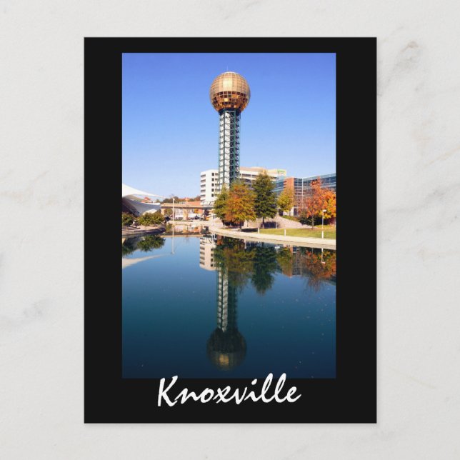 Carte Postale Sunsphere, Knoxville, Tennessee (Devant)