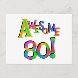 Carte Postale Super 80 T-shirts et cadeaux d'anniversaire