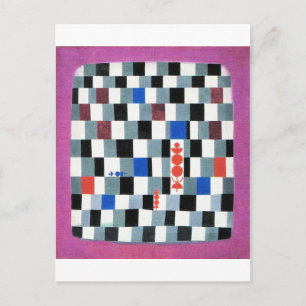 Carte Postale Super Échecs, Paul Klee