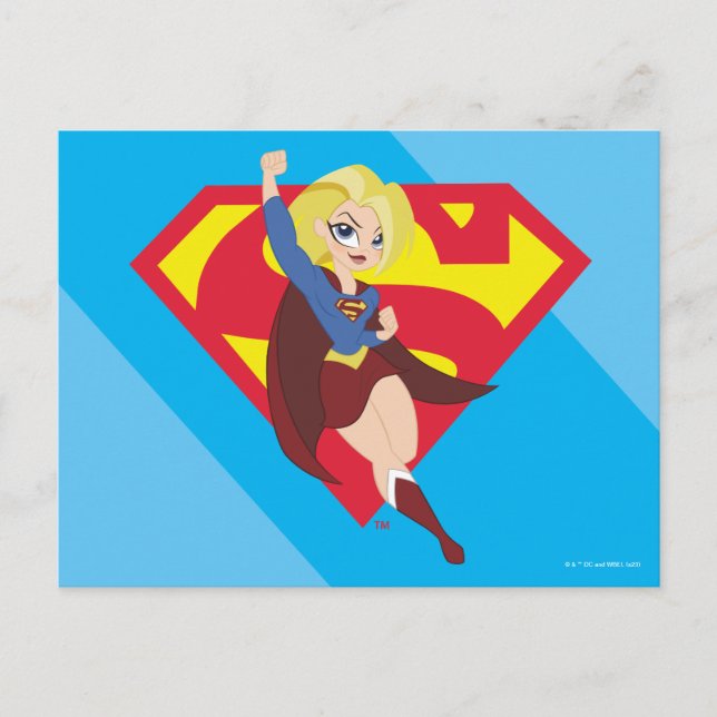 Carte Postale Super Hero filles Supergirl DC (Devant)