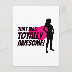Carte Postale Super Héros Woman Power