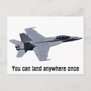 Carte postale Super Hornet de la US Navy F-18