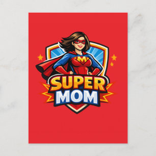Carte Postale Super Maman