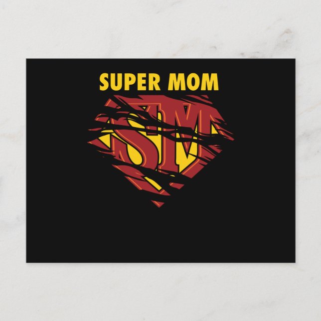Carte Postale Super Maman (Devant)