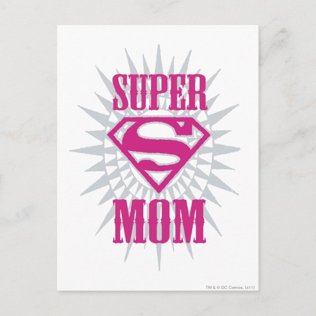 Carte Postale Super Mom Starburst (Devant)