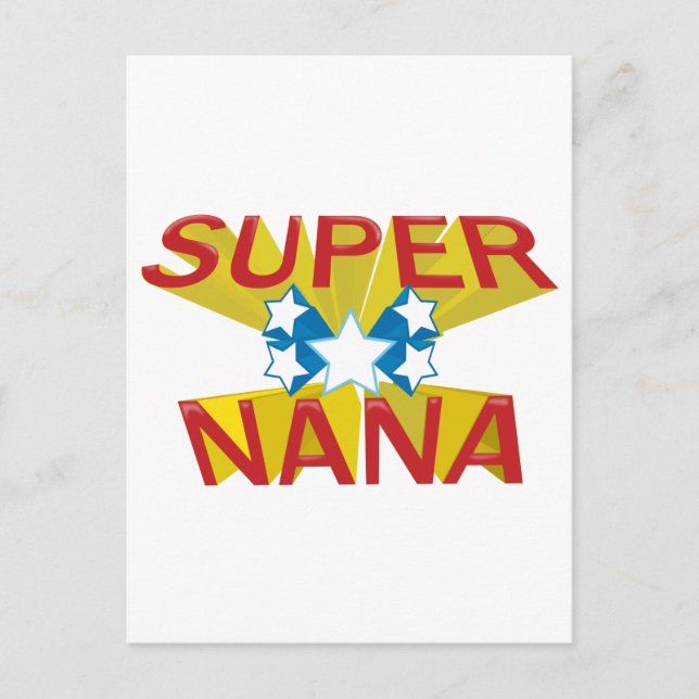 CARTE POSTALE SUPER NANA (Devant)