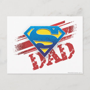 Carte Postale Super Papa Stripes