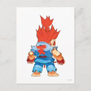 Carte Postale Super Puzzle Fighter II Turbo Akuma