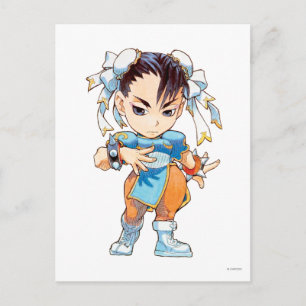 Carte Postale Super Puzzle Fighter II Turbo Chun-Li