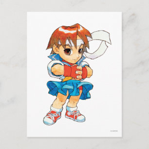 Carte Postale Super Puzzle Fighter II Turbo Sakura 2