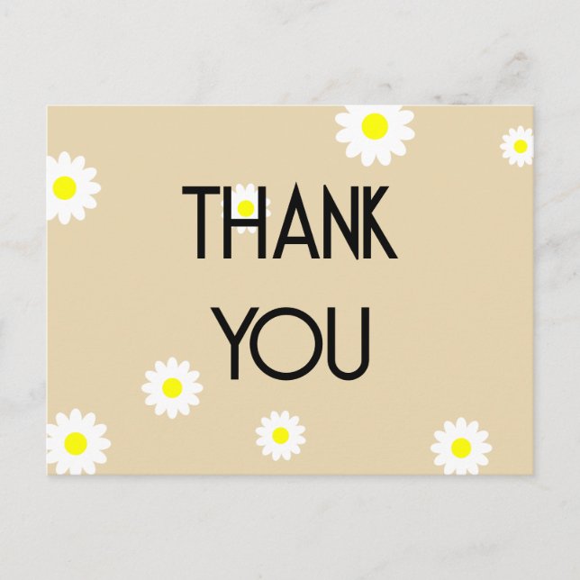 Carte Postale Super rétro - Merci (Devant)