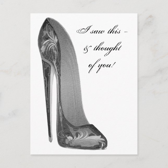 Carte Postale Super talon haute Stiletto Chaussure Cadeaux d'art (Devant)