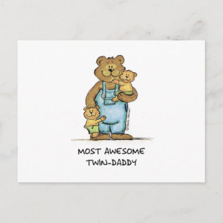 Carte Postale Super Twin Daddy