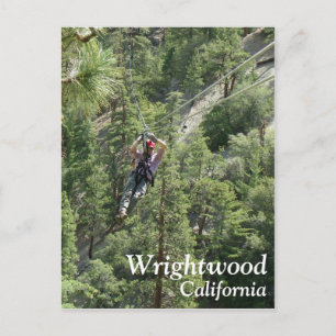 Carte Postale Super Wrightwood Zip Line Postcard!