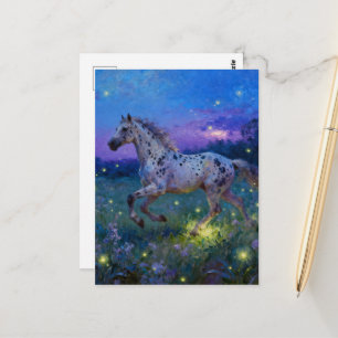 Carte Postale Superbe Appaloosa Année du Cheval