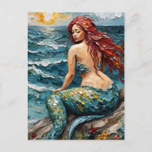 Carte Postale Superbe sirène