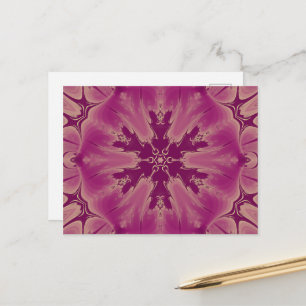 Carte Postale Superbes teintes violettes de fleurs exotiques