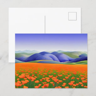 Carte Postale Superfleurs   Paysage surréaliste des pavois