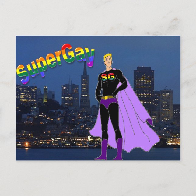 Carte Postale SuperGay San Francisco (Devant)