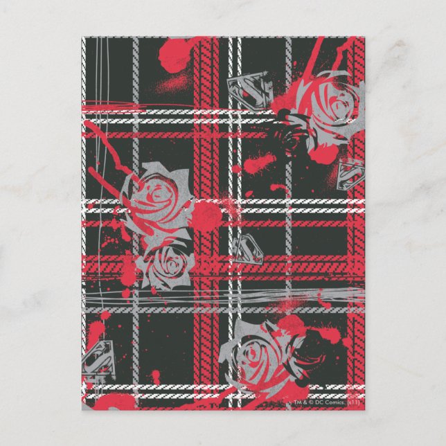 Carte Postale Supergirl Roses (Devant)