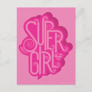 Carte Postale Supergirl Swirl 2