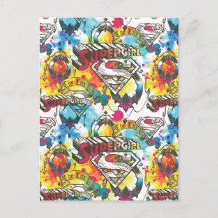 Carte Postale Supergirl The Lux Pattern
