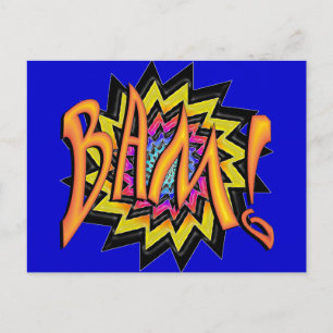 Carte Postale Superhero BAM !