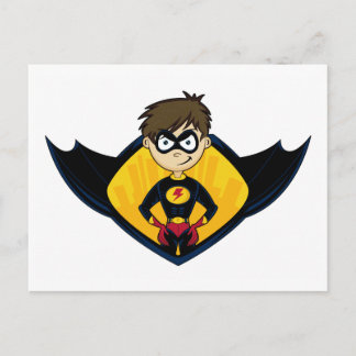 Carte postale Superhero Boy