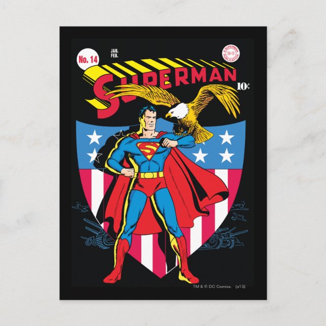 Carte Postale Superman #14 (Devant)
