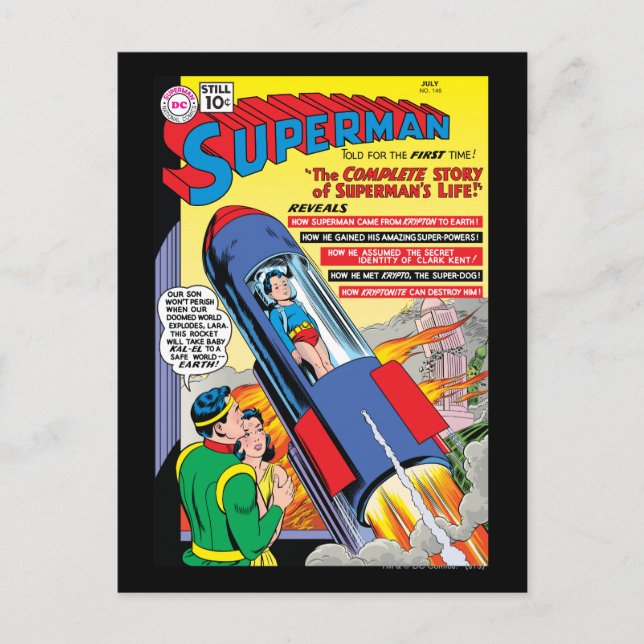 Carte Postale Superman #146 (Devant)