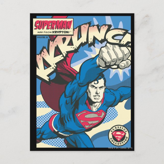Carte Postale Superman 39 (Devant)