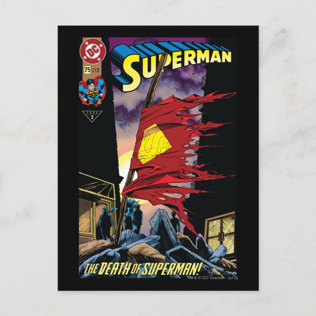 Carte Postale Superman #75 1993 (Devant)