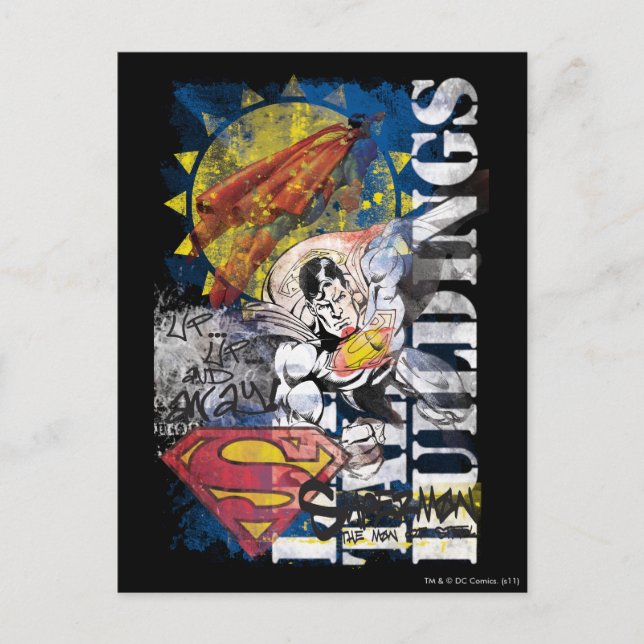 Carte Postale Superman 77 (Devant)