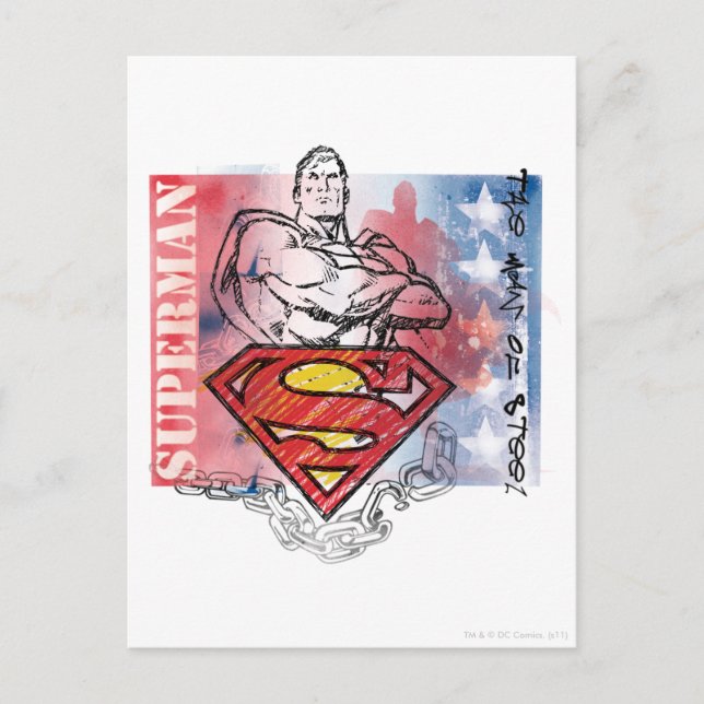 Carte Postale Superman 81 (Devant)