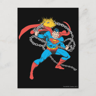 Carte Postale Superman casse les chaînes 3