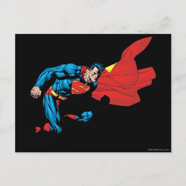 Carte Postale Superman dans l'ombre 2 (Devant)
