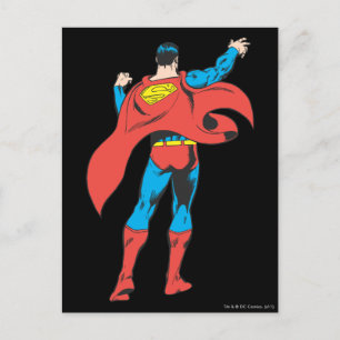 Carte Postale Superman De Derrière