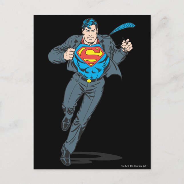 Carte Postale Superman en business Garb (Devant)