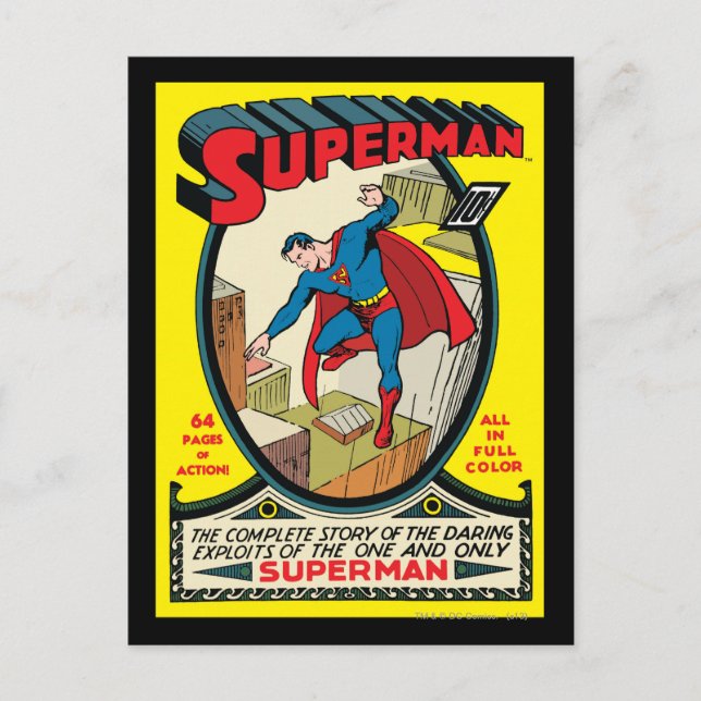 Carte Postale Superman (histoire complète) (Devant)