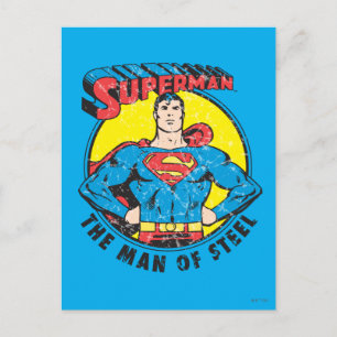 Carte Postale Superman L'homme de l'acier