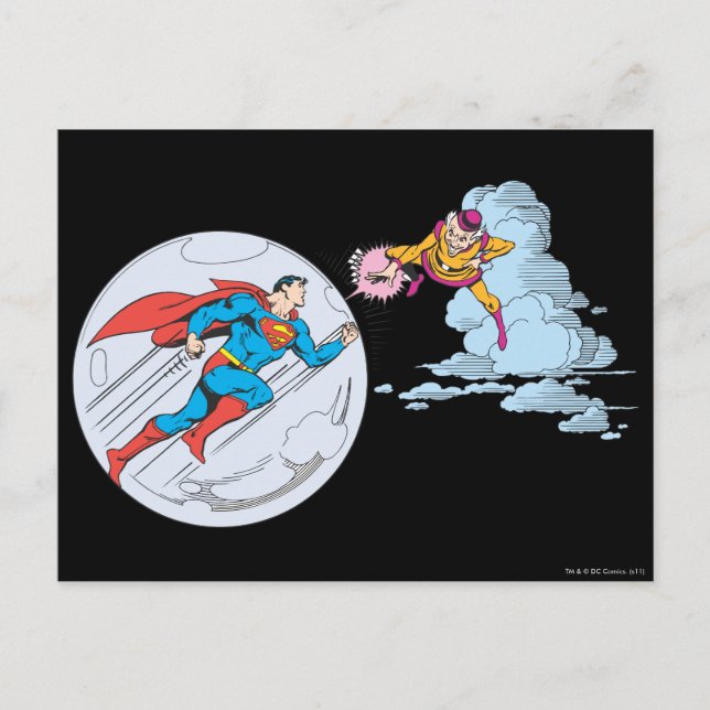 Carte Postale Superman piégé dans la bulle (Devant)