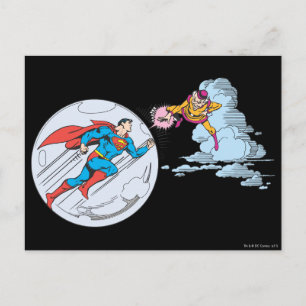 Carte Postale Superman piégé dans la bulle