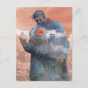 Carte Postale Superman Standing