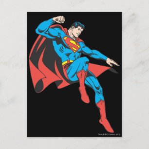 Carte Postale Superman Terres Légèrement