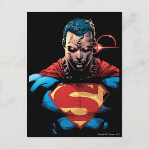 Carte Postale Superman - Vision laser