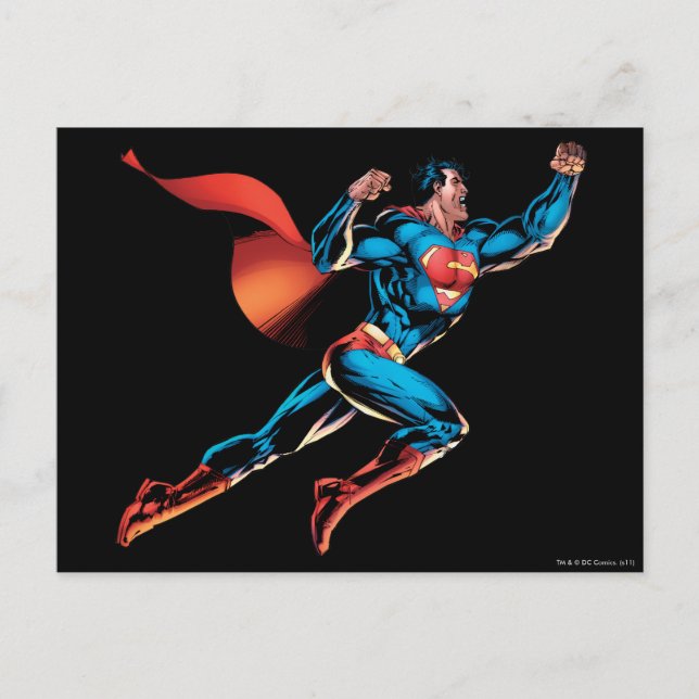 Carte Postale Superman Yells (Devant)